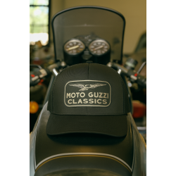 Moto Guzzi Classics Leather Patched Snapback