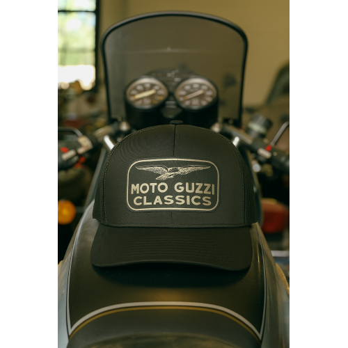 Moto Guzzi Classics Leather Patched Snapback