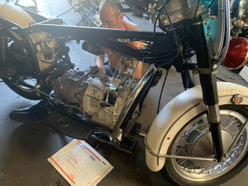 Moto Guzzi Classic Motorcycle pic