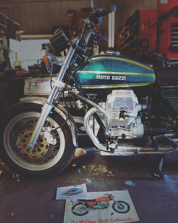 Moto Guzzi Classic Motorcycle pic